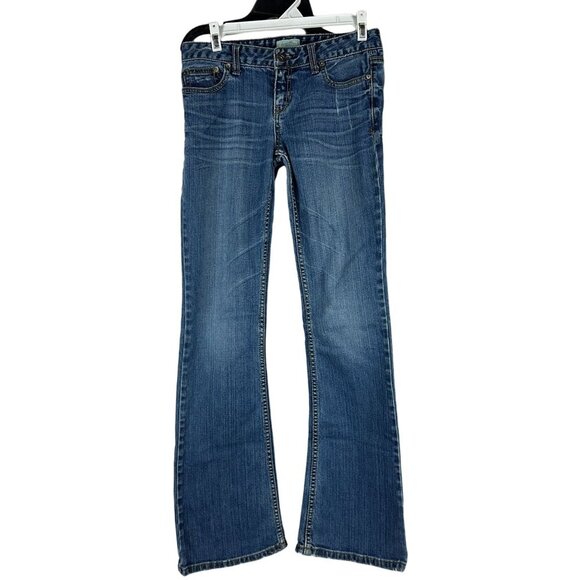 Aeropostale Denim - Aeropostale Junior Womens Hailey Flare Denim Jeans Size 1/2 Reg Blue